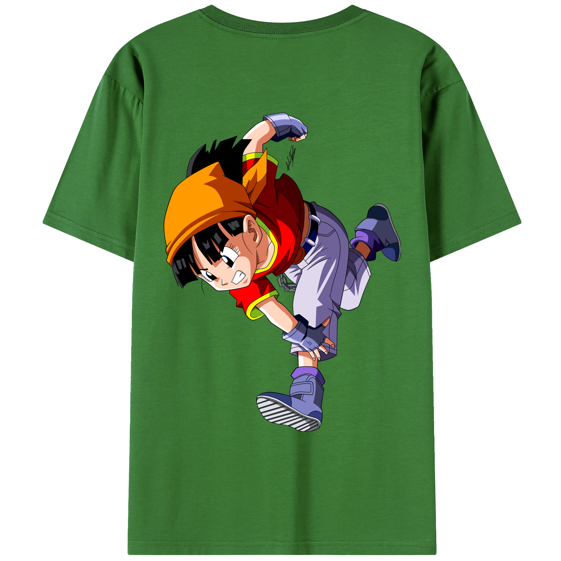 （画像用） ドラゴンボール パン DRAGON BALL Pan レディース半袖Tシャツ(バックプリント)